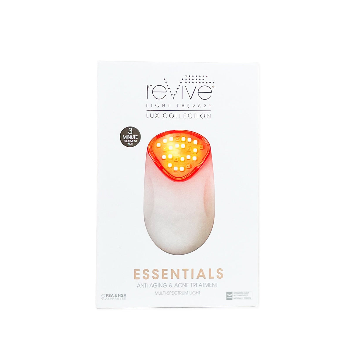 Lux Essentials Series LED, Wrinkle Reduction & Acne Treatment by reVive Light Therapy