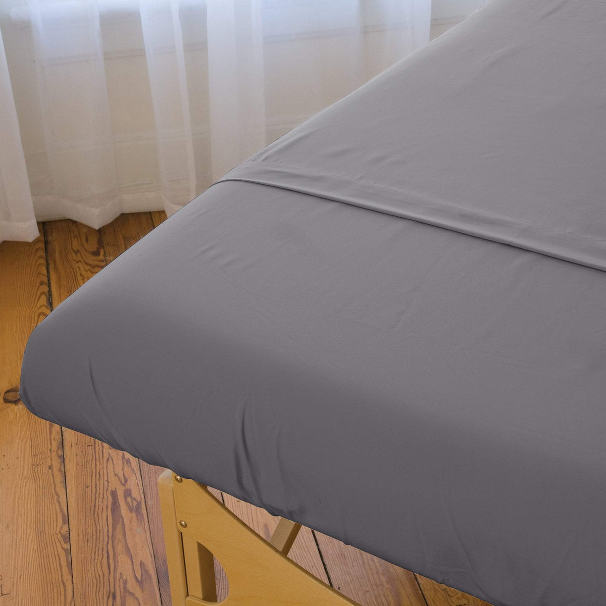 Fitted Sheets Slate Grey Sposh Microfiber Fitted Sheet