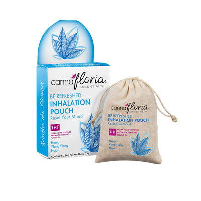 Cannafloria Inhalation Pouch, Be Refreshed, 2 Pack