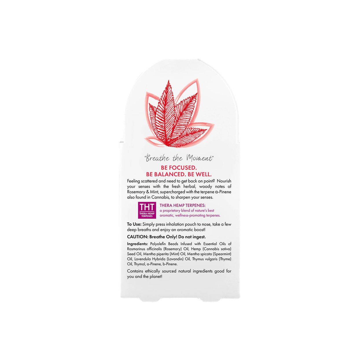 Cannafloria Inhalation Pouch, Be Focused, 2 Pack