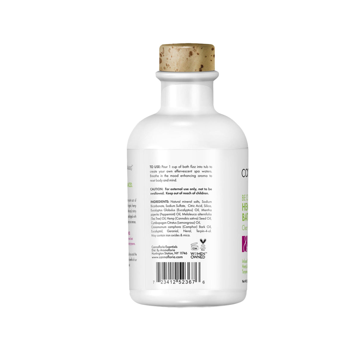 Cannafloria Hemp Bath Fizz, Be Clear