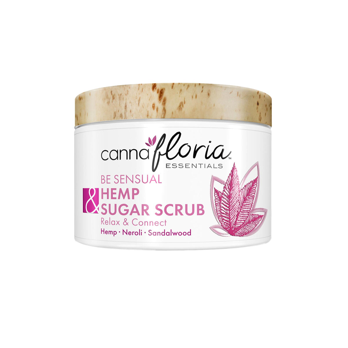 Cannafloria Hemp Sugar Scrub, Be Sensual