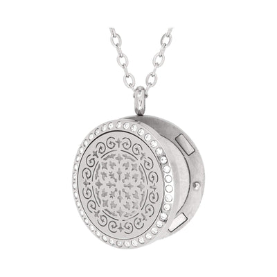 Serina & Company Stainless Steel Siren Crystals Pendant